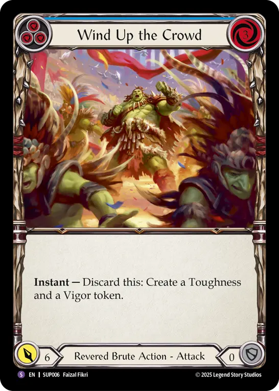 Wind Up the Crowd — Rainbow Foil