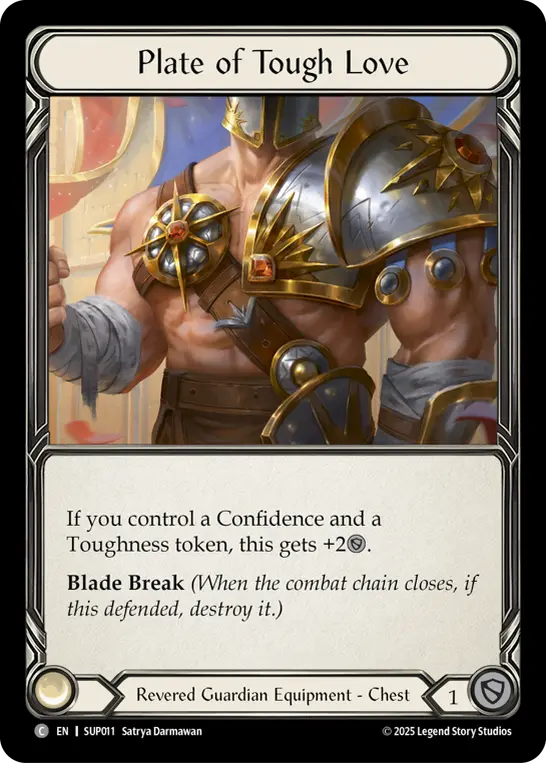 Plate of Tough Love — Cold Foil