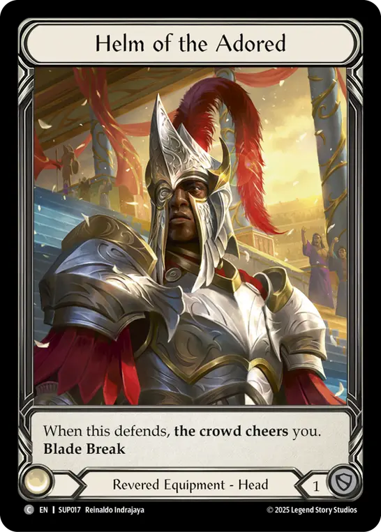 Helm of the Adored — Cold Foil