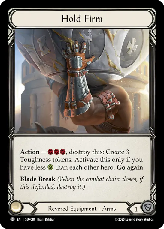 Hold Firm — Cold Foil