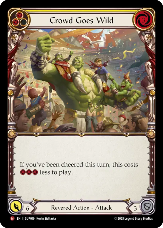 Crowd Goes Wild — Rainbow Foil