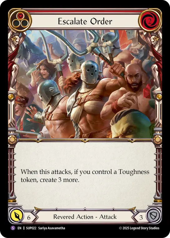 Escalate Order — Rainbow Foil