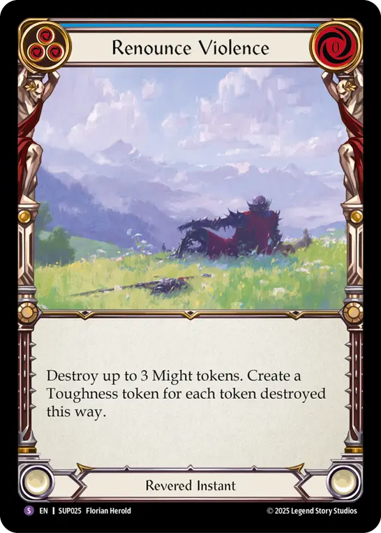 Renounce Violence — Rainbow Foil