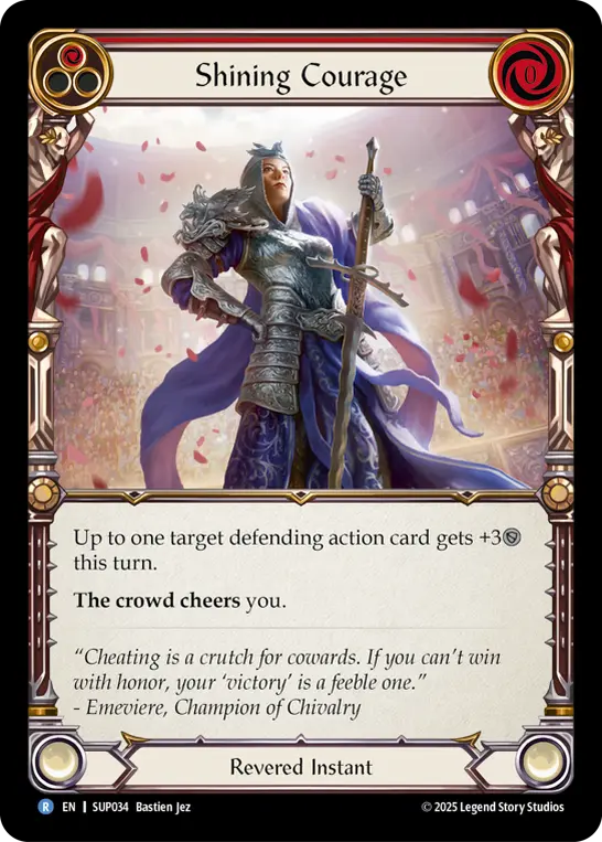 Shining Courage — Rainbow Foil