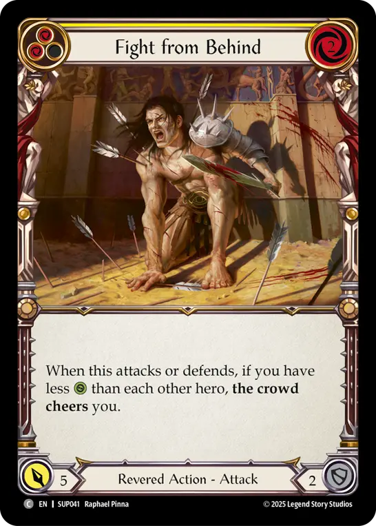 Fight from Behind — Rainbow Foil