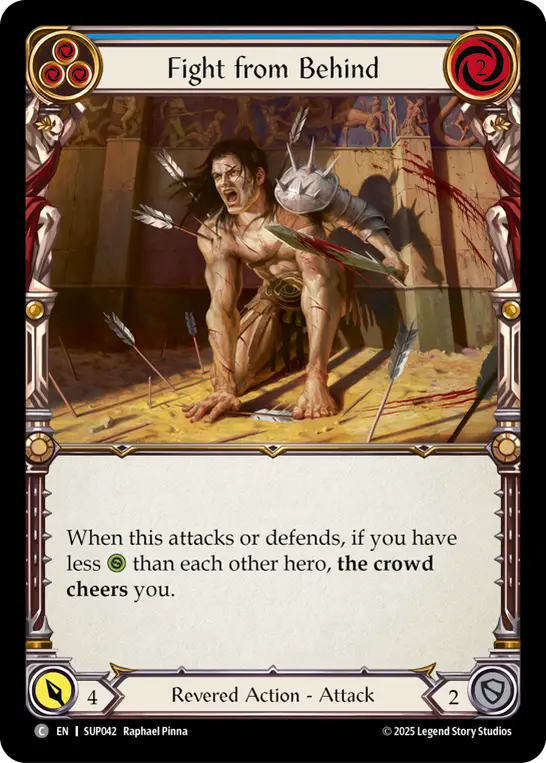 Fight from Behind — Rainbow Foil