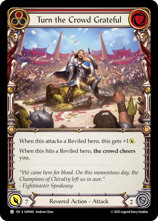 Turn the Crowd Grateful — Rainbow Foil