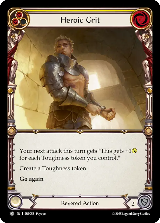 Heroic Grit — Rainbow Foil