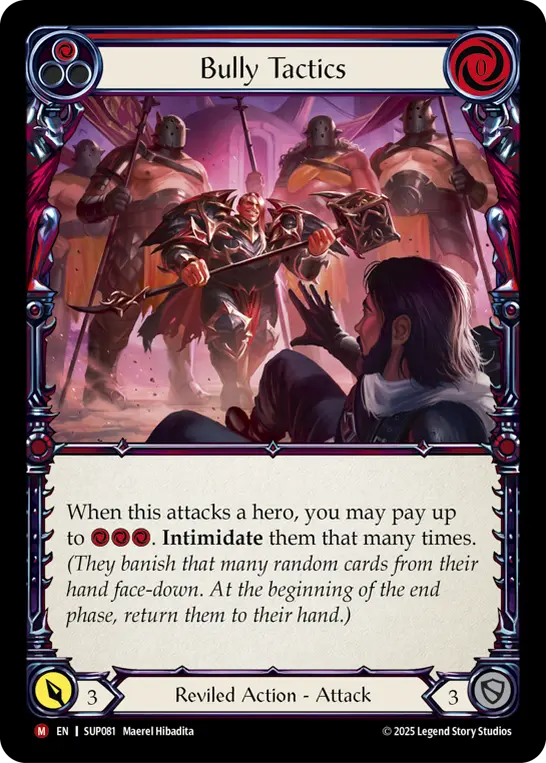 Bully Tactics — Rainbow Foil