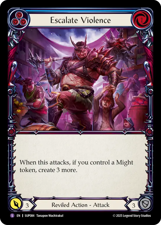 Escalate Violence — Rainbow Foil