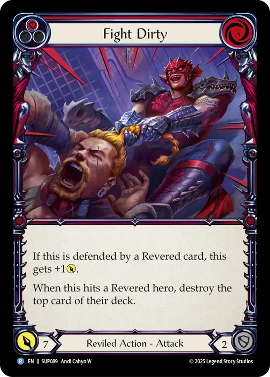 Fight Dirty — Rainbow Foil