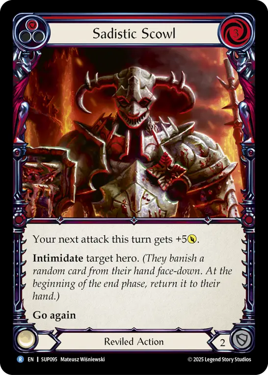 Sadistic Scowl — Rainbow Foil