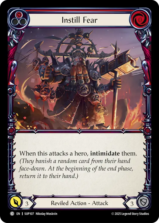 Instill Fear — Rainbow Foil