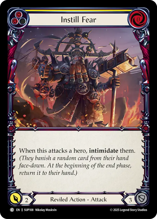 Instill Fear — Rainbow Foil