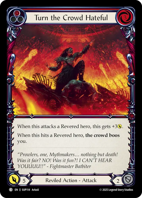 Turn the Crowd Hateful — Rainbow Foil