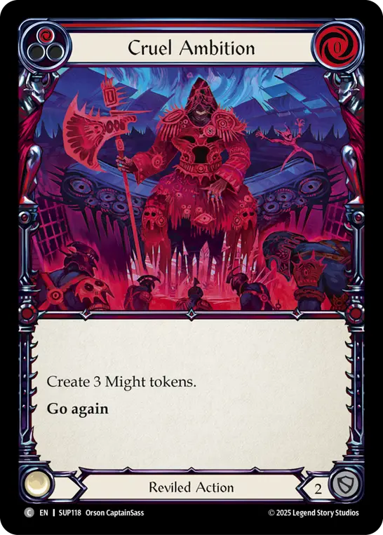 Cruel Ambition — Rainbow Foil