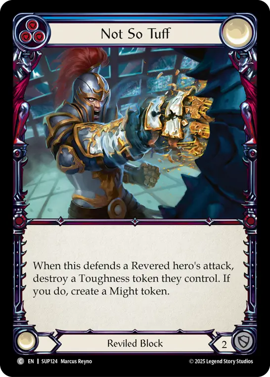 Not So Tuff — Rainbow Foil