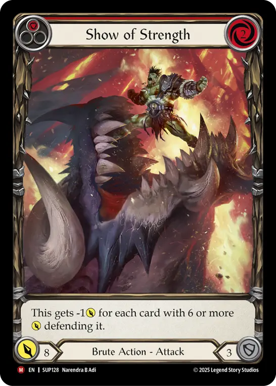 Show of Strength — Cold Foil