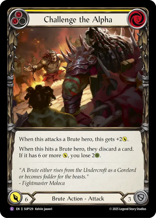 Challenge the Alpha — Rainbow Foil