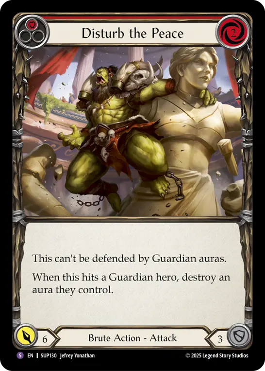 Disturb the Peace — Rainbow Foil
