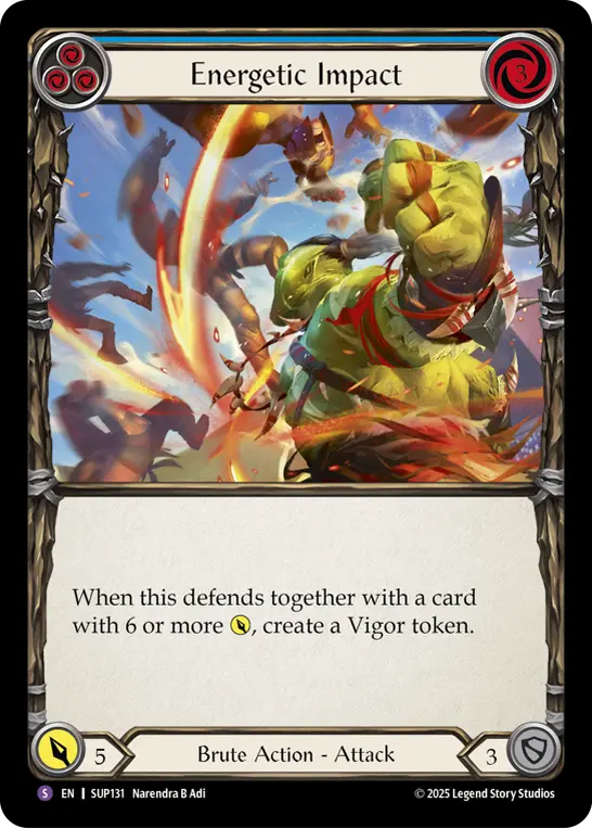 Energetic Impact — Rainbow Foil