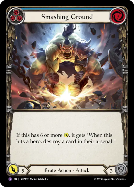Smashing Ground — Rainbow Foil