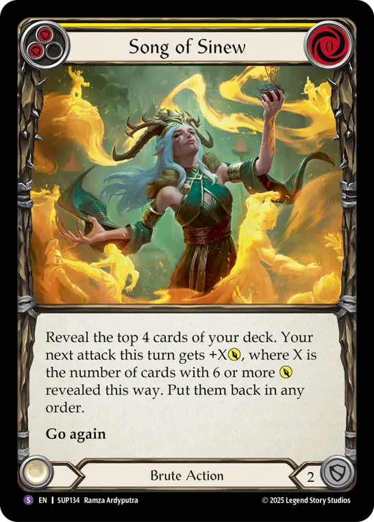 Song of Sinew — Rainbow Foil