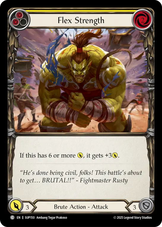 Flex Strength — Rainbow Foil