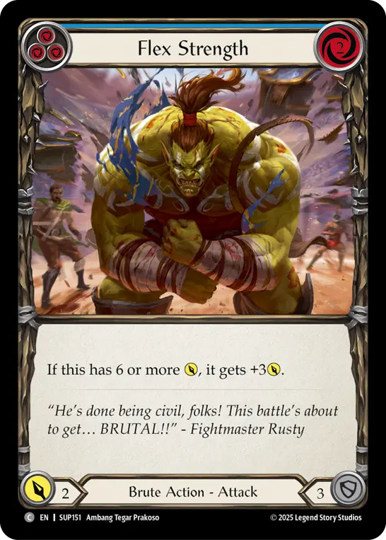 Flex Strength — Rainbow Foil