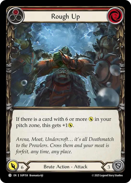 Rough Up — Rainbow Foil