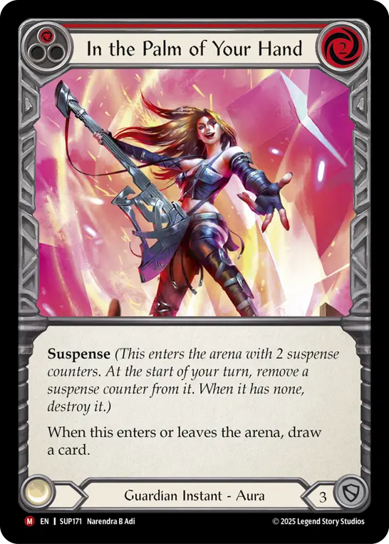 In the Palm of Your Hand — Rainbow Foil