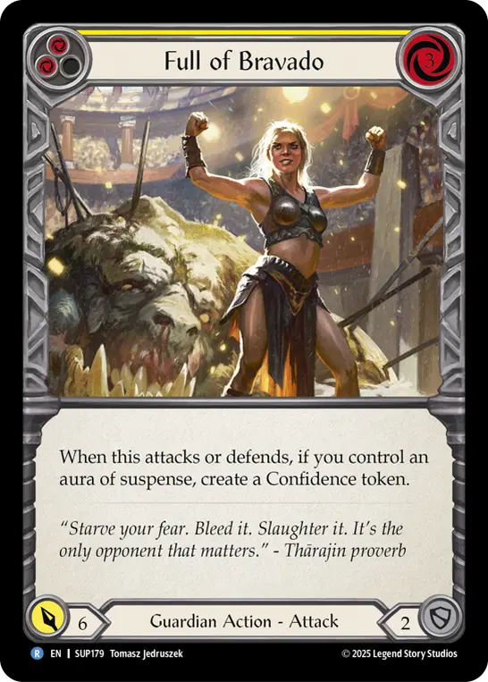 Full of Bravado — Rainbow Foil