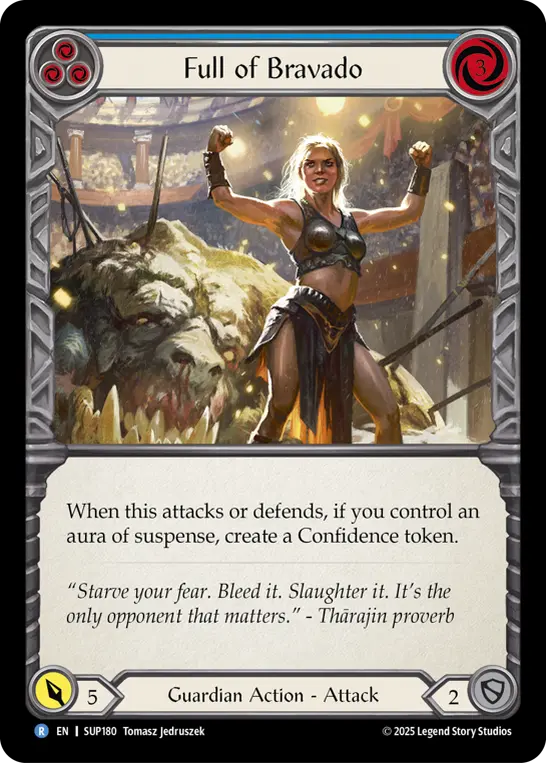 Full of Bravado — Rainbow Foil