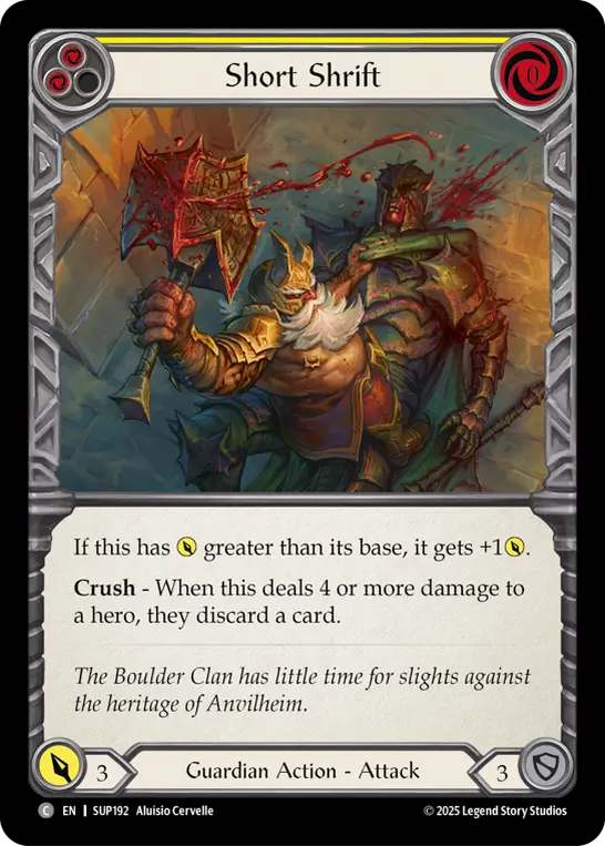 Short Shrift — Rainbow Foil