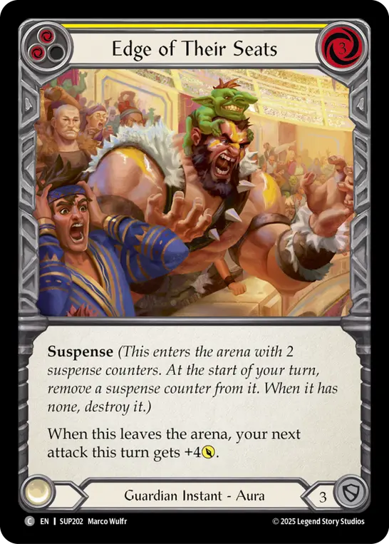 Edge of Their Seats — Rainbow Foil