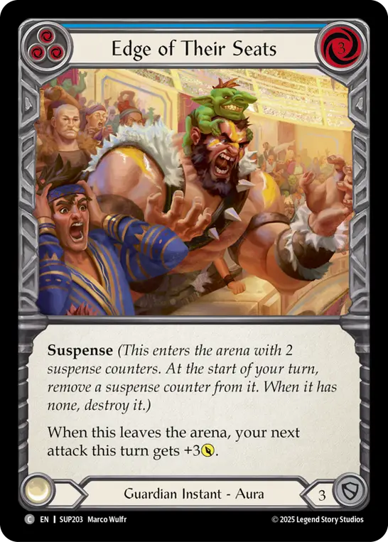 Edge of Their Seats — Rainbow Foil
