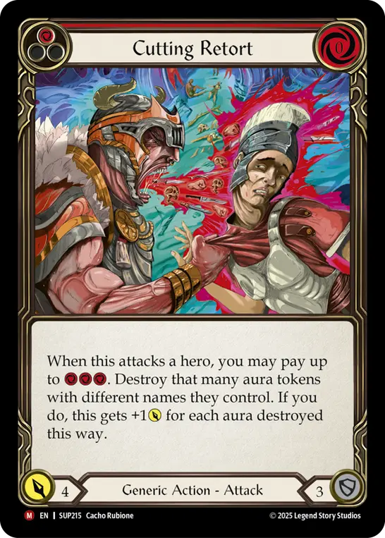 Cutting Retort — Rainbow Foil