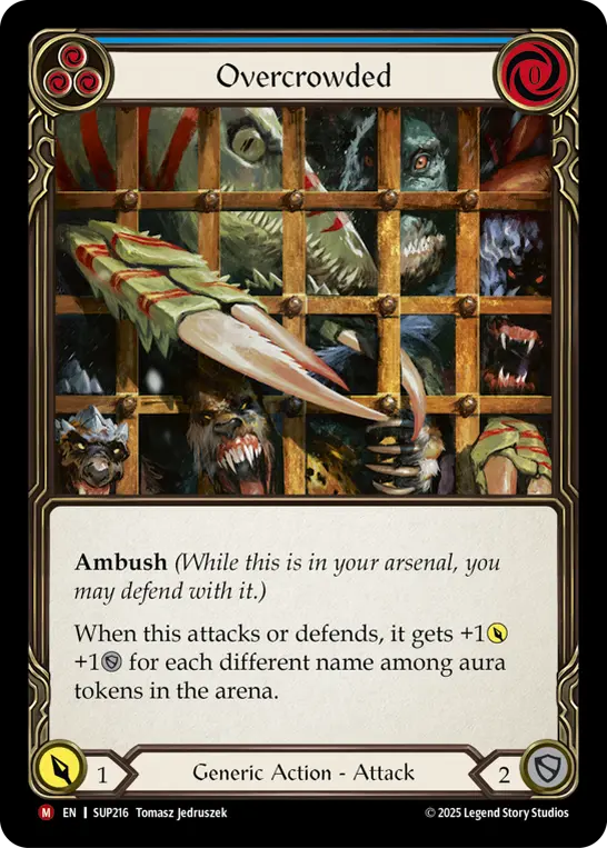 Overcrowded — Rainbow Foil