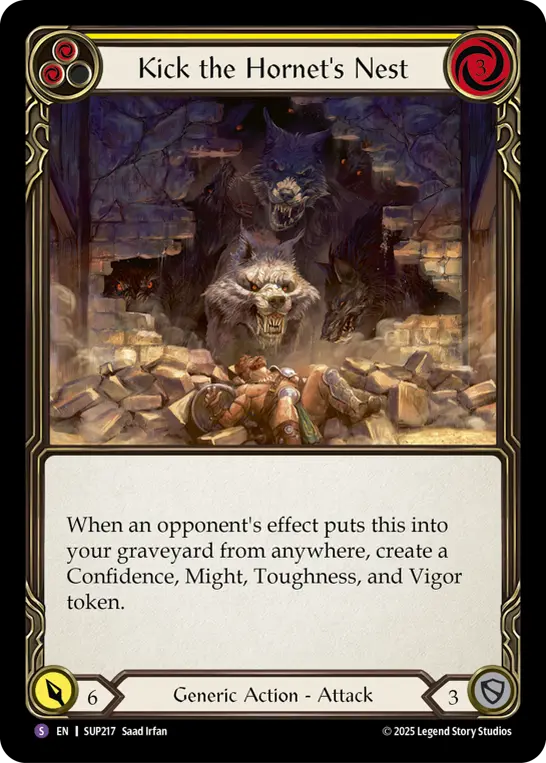 Kick the Hornet's Nest — Rainbow Foil
