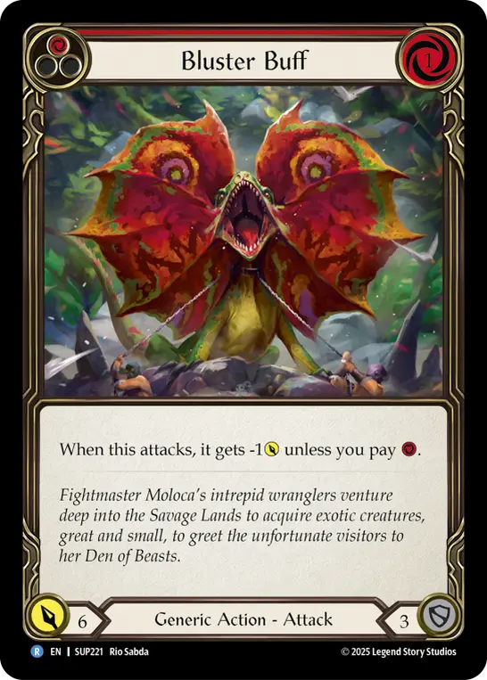 Bluster Buff — Rainbow Foil