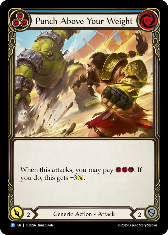 Punch Above Your Weight — Rainbow Foil