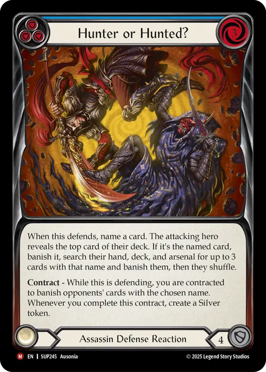 Hunter or Hunted? — Rainbow Foil