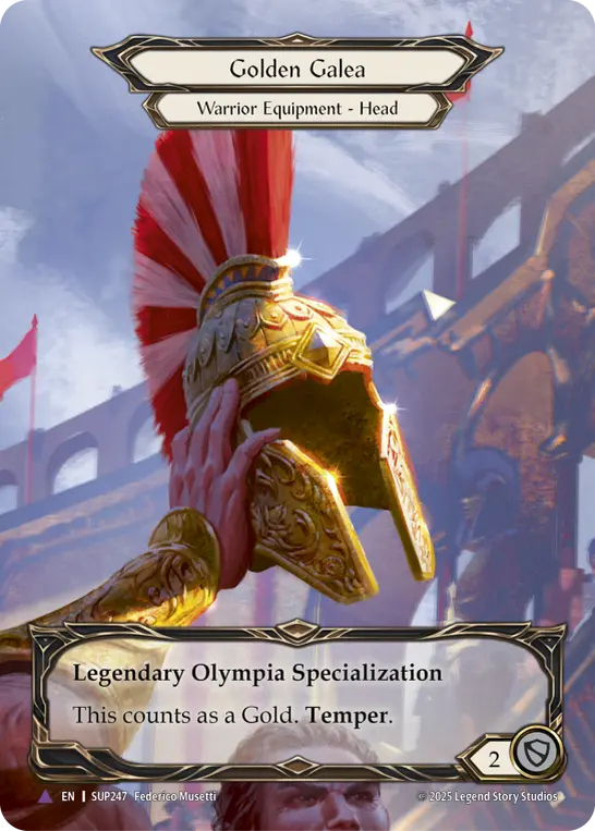 Golden Galea — Extended Art — Cold Foil