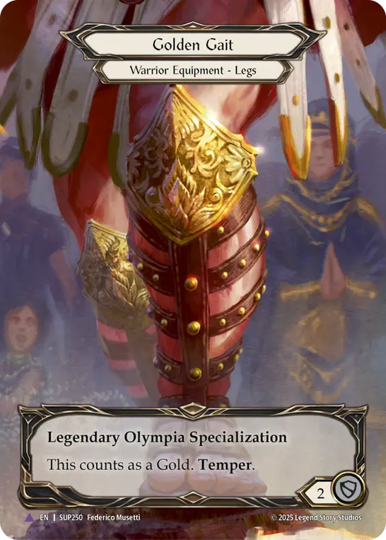 Golden Gait — Extended Art — Cold Foil