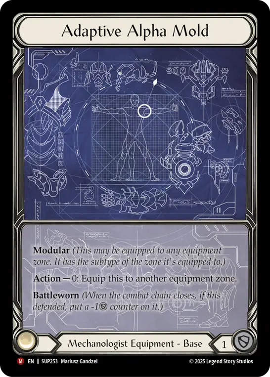 Adaptive Alpha Mold — Extended Art — Cold Foil