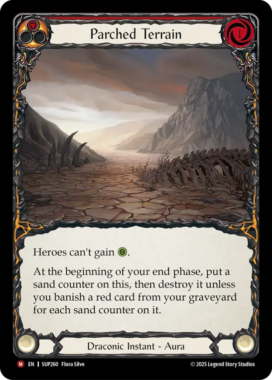 Parched Terrain — Rainbow Foil