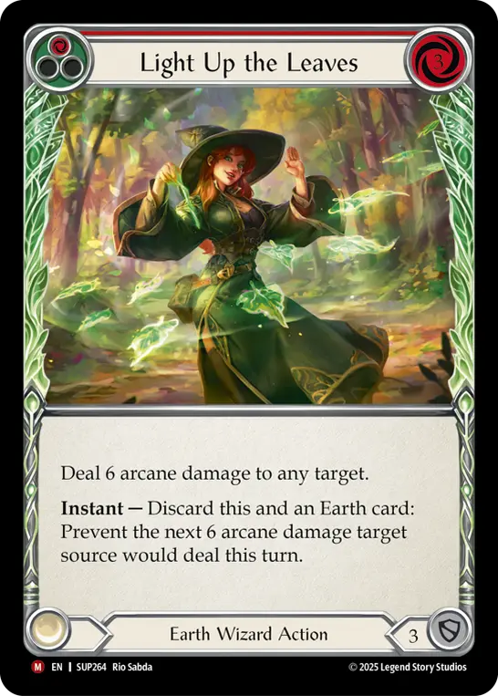 Light Up the Leaves — Rainbow Foil