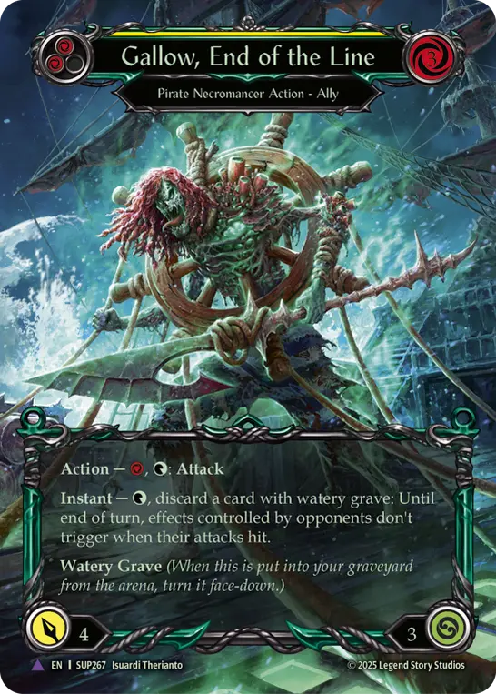 Gallow, End of the Line — Extended Art — Cold Foil
