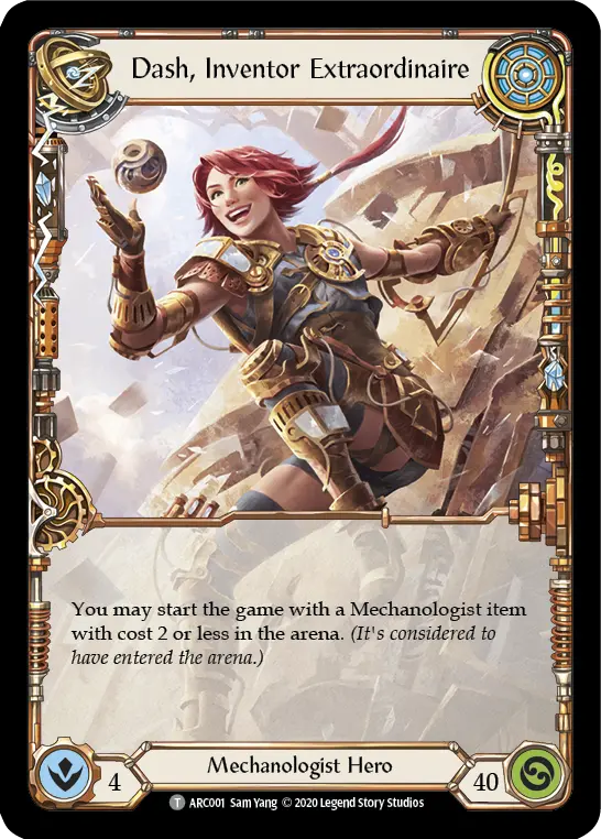Dash, Inventor Extraordinaire — Arcane Rising - Unlimited — Extended Art