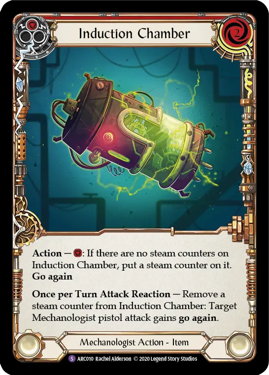 Induction Chamber — Arcane Rising - Unlimited — Rainbow Foil